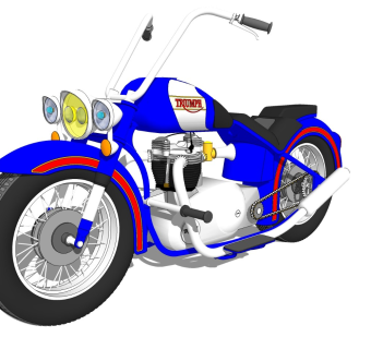 超精细摩托车模型 (131)